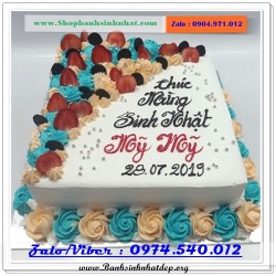 Mẫu Bánh Sinh Nhật Đẹp - A702